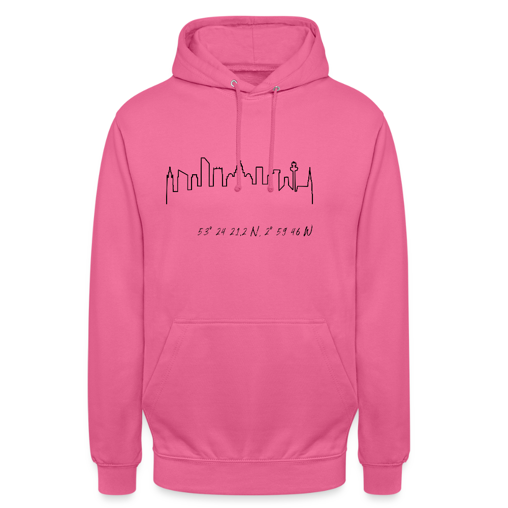 City of Liverpool Unisex Hoodie - pink